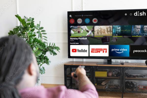 TV WITH Youtube ESPN and PrimeVideo | DISH